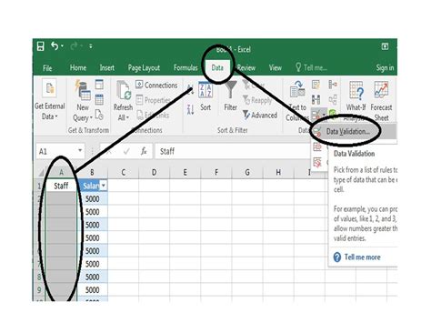 how to find data validation in excel.